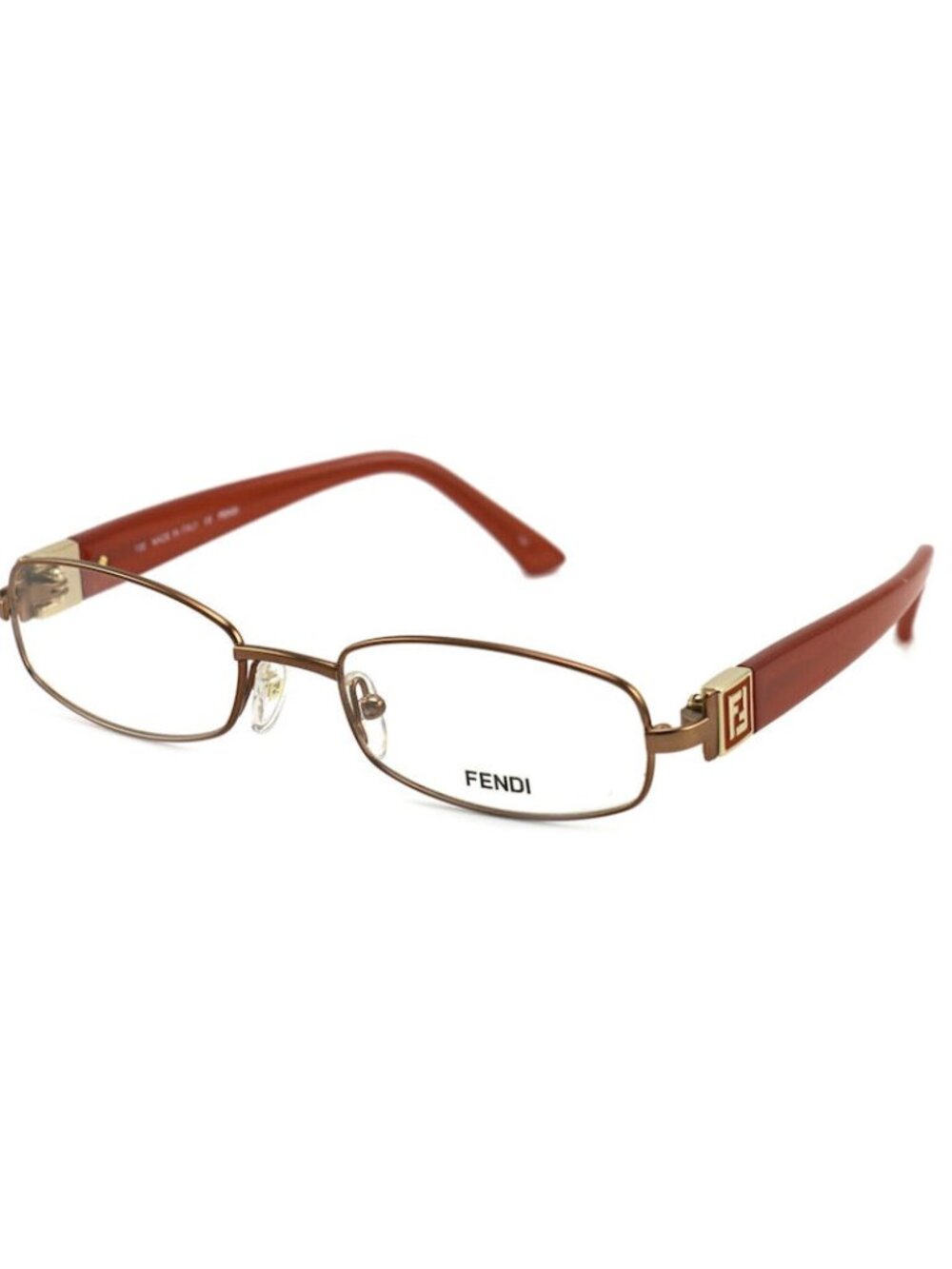 Fendi Optical Women's F905 688 Bronze Matte Rose Oval Eyeglasses Frames-Rxable